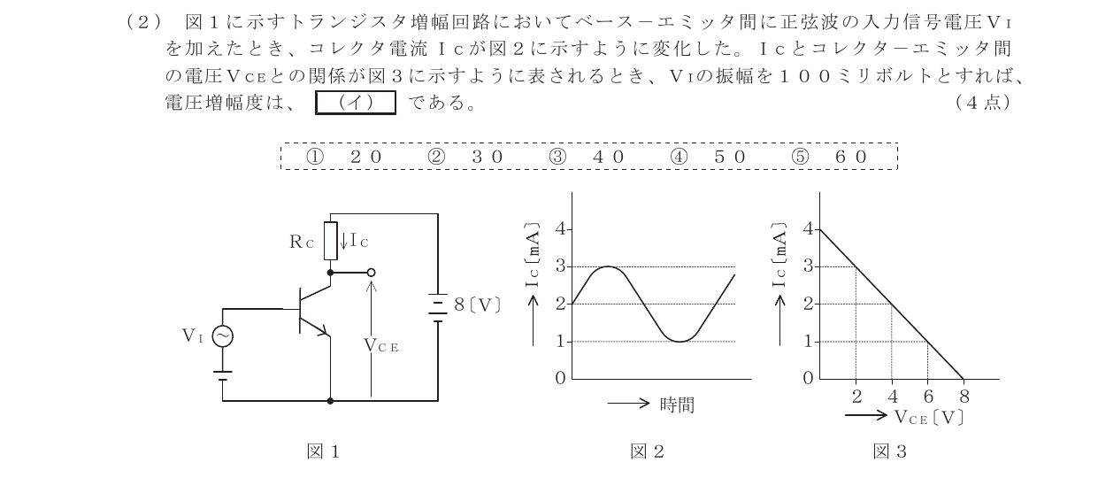 令和8年度第1回 基礎 第2問(イ) 問題図