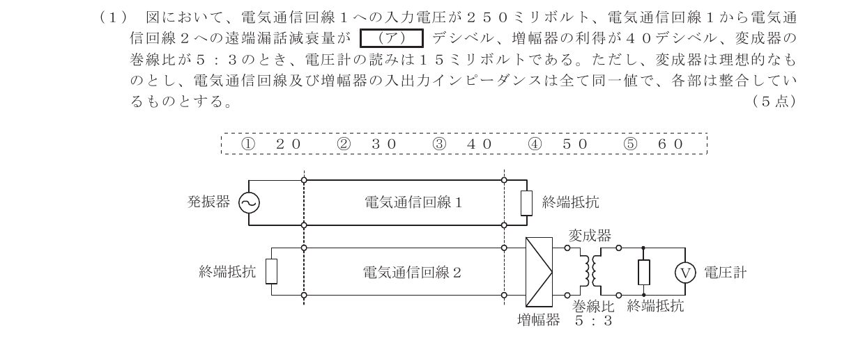 令和8年度第1回 基礎 第4問(ア) 問題図